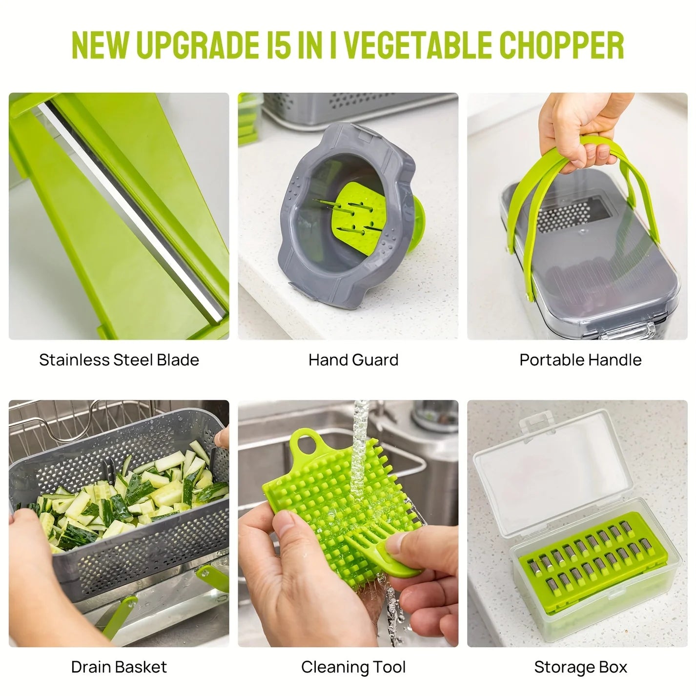 15 in 1 vegetable chopper