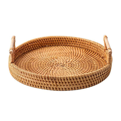 Rattan tray