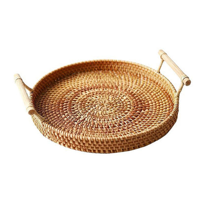 Rattan tray