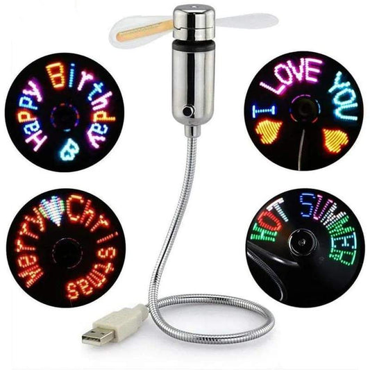 USB fan with light