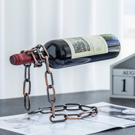 Metal Chain Wine Holder