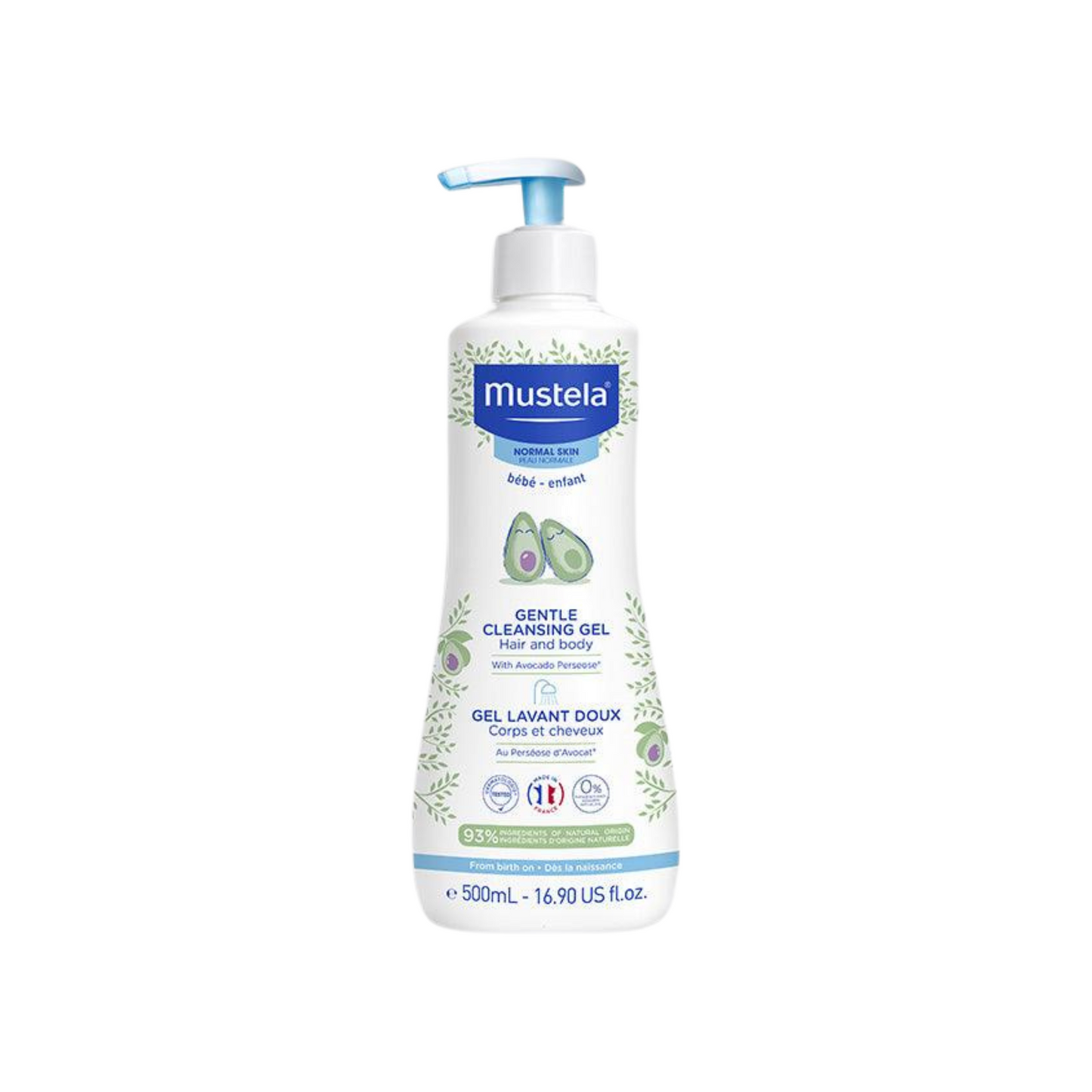 Mustela Normal skin-Gentle Cleaning gel 500ml