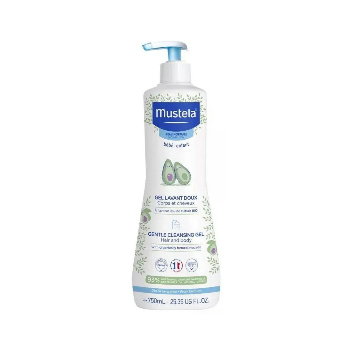 Mustela Gentle Cleansing Gel (750ml)