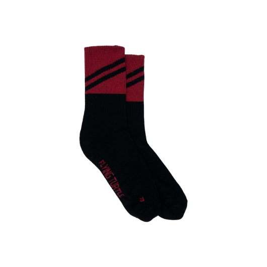 Black double dash Designer Socks