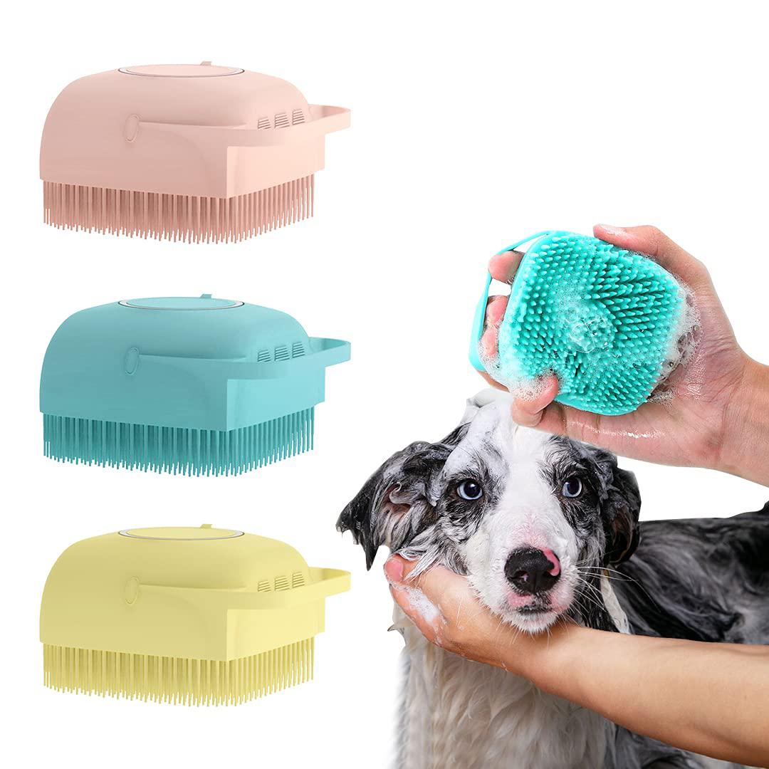 Pet soft bath brush