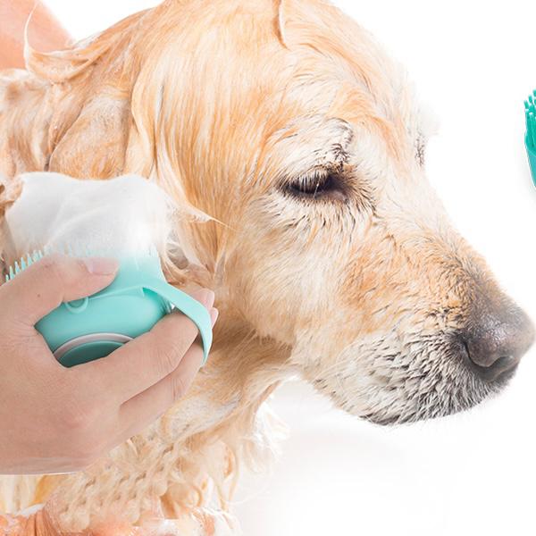 Pet soft bath brush