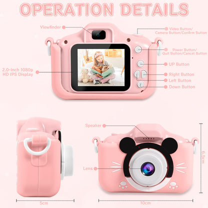 Kids camera - kitten design