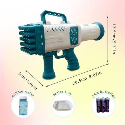 Bubble gun rocket launcher 25 holes