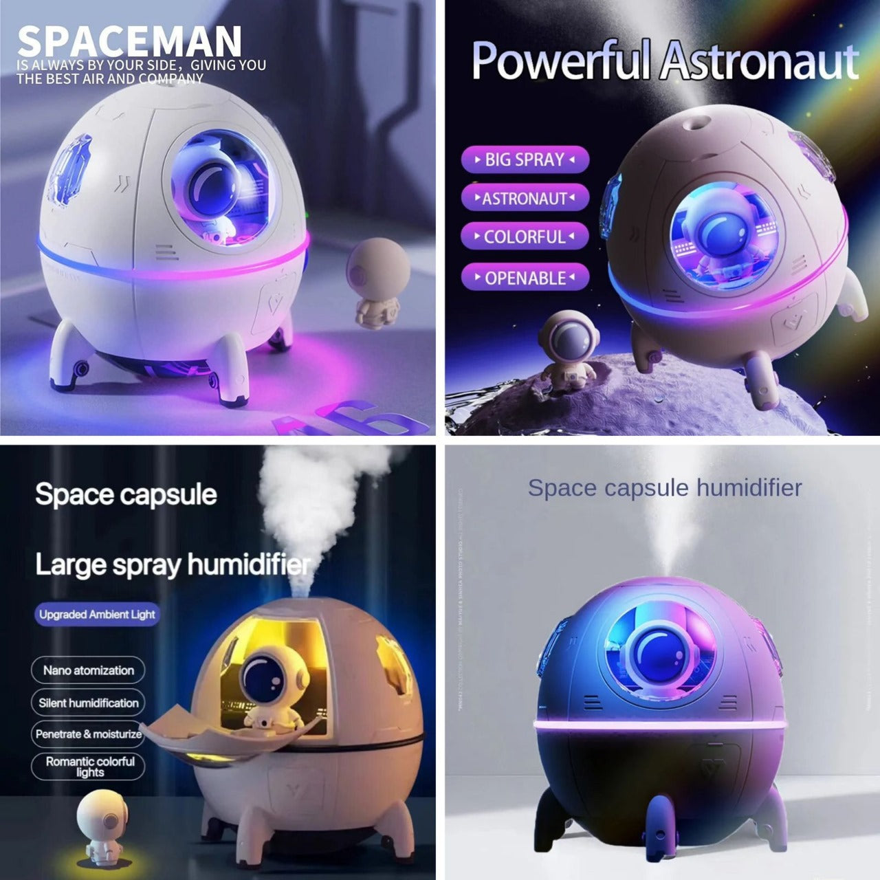 Space capsule humidifier